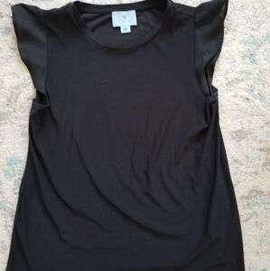 Cece xs sleeveless black blouse